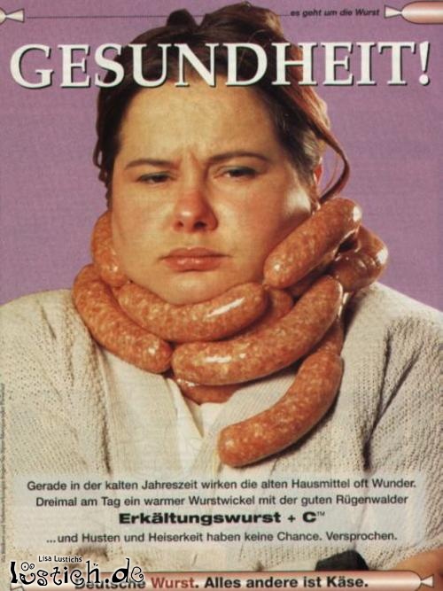 Schal aus Wurst Schal aus Wurst