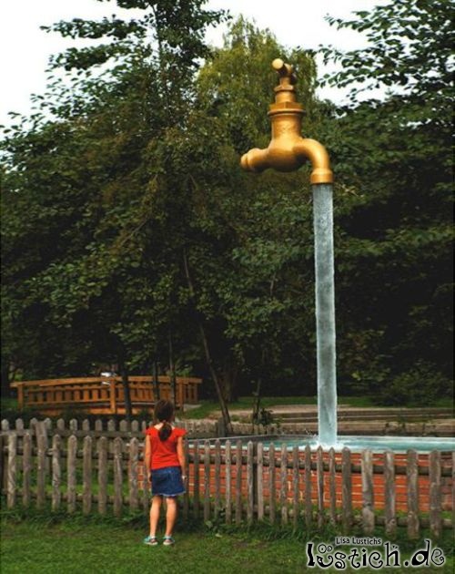 Wasserhahn-Brunnen Wasserhahn-Brunnen