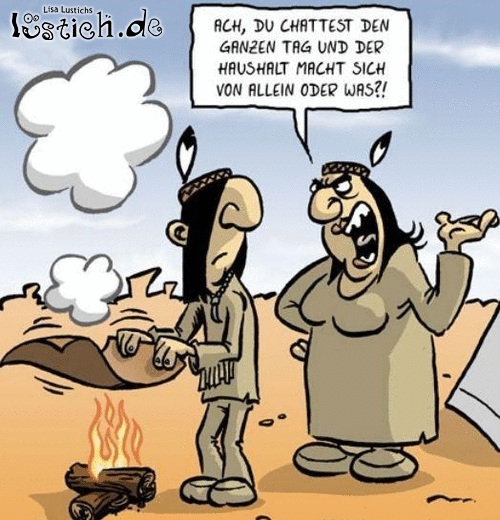 Den ganzen Tag chatten Bild - lustich.de Den ganzen Tag chatten Bild - lustich.de