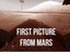 Erstes Bild vom Mars