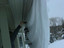 Bierhalter im Winter