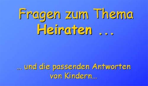Heiraten